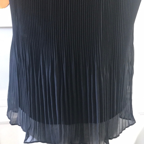 ZARA ruffled pleated halter top black size S - Picture 6 of 9